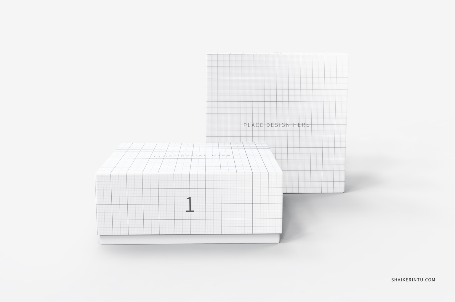 Square Box Packaging Mockup Set Shaikerintu