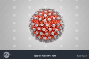 Corona Virus 3d Render