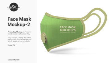 Face Mask mockup