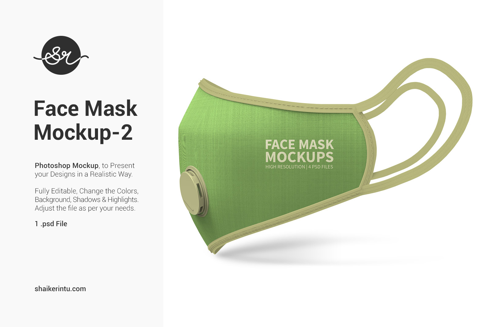 Face Mask mockup