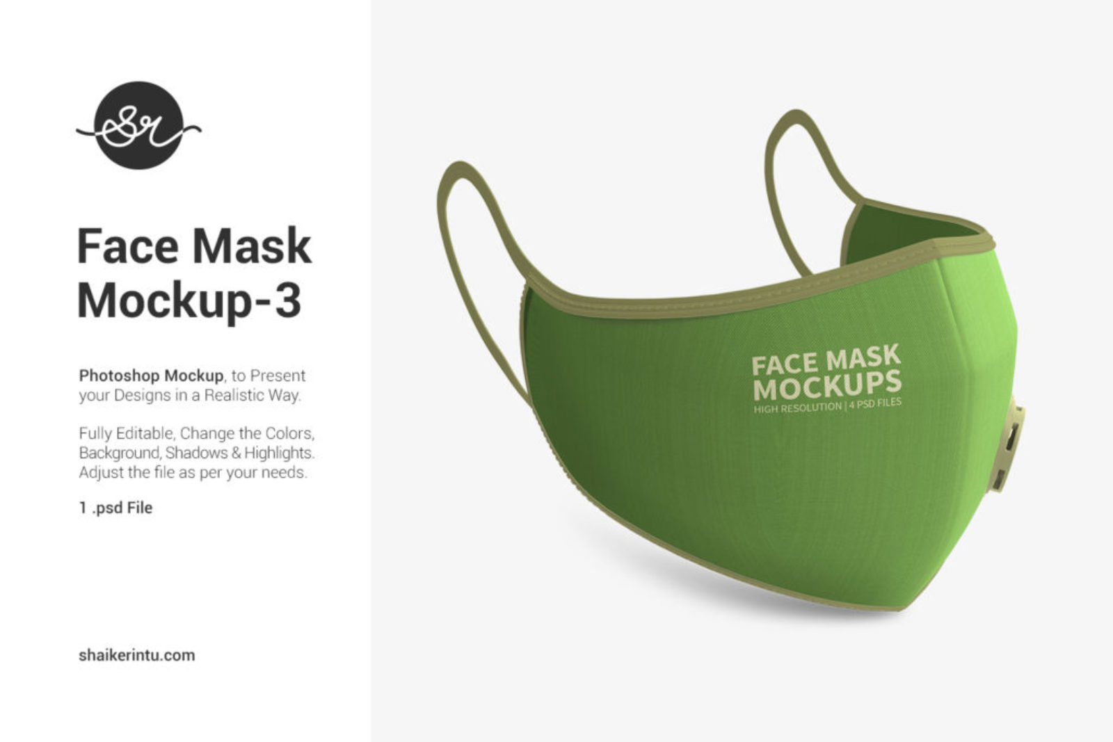 Download Face Mask Mockup 3 Shaikerintu Com PSD Mockup Templates