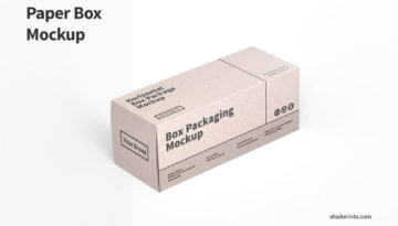 Paper Box Mockups