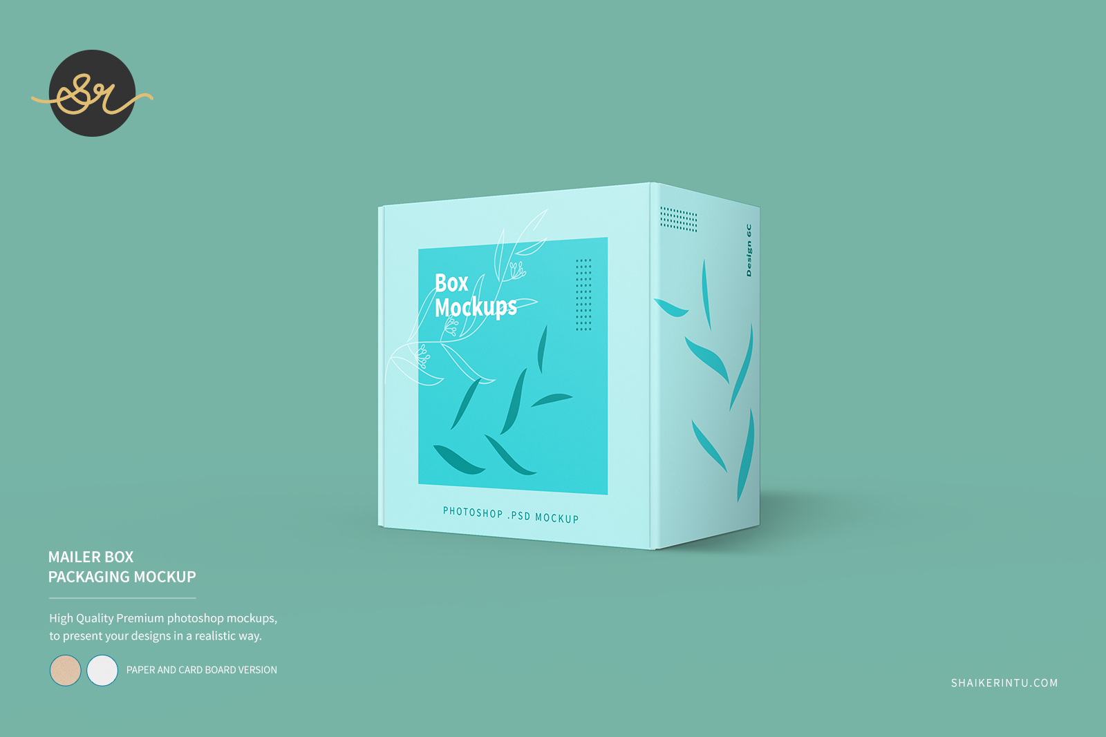 psd delivery package mockup