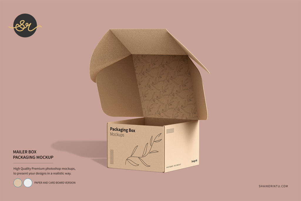 Download Mailing Box Packaging Mockup 6A | shaikerintu.com