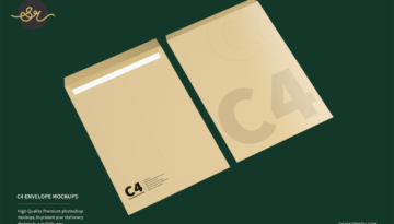 C4 Envelope Mockups