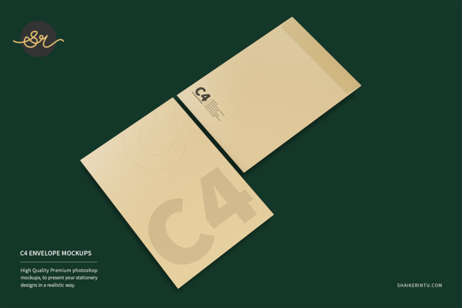 C4 Envelope Mockups