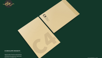 C4 Envelope Mockups