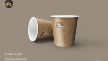 Paper Cup Mockup 5D main cover