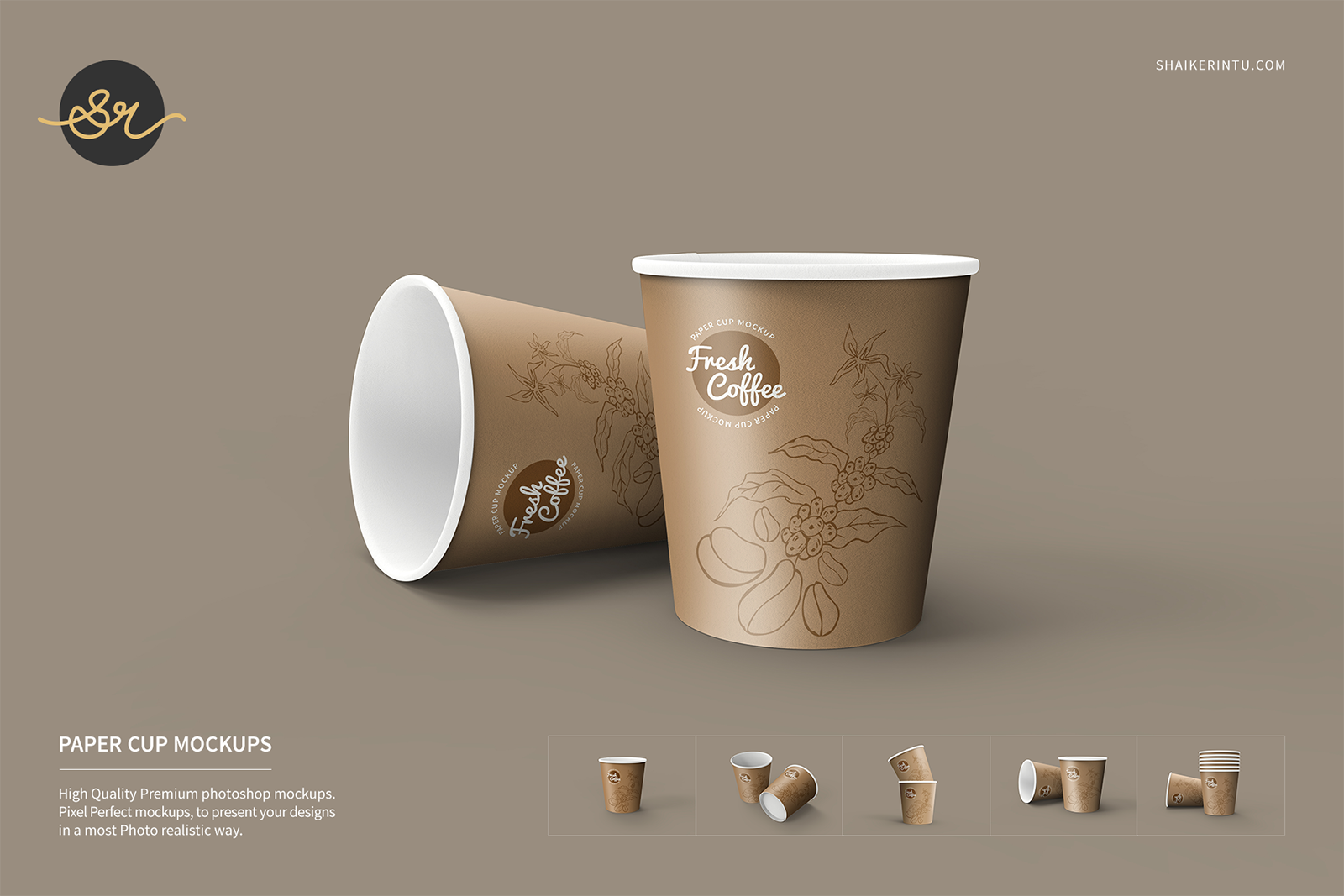 Paper cup mockup main cover 2
