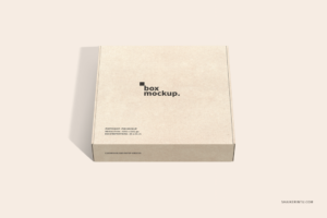 logistics box packaging mockups