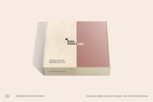 delivery shipping box mockups