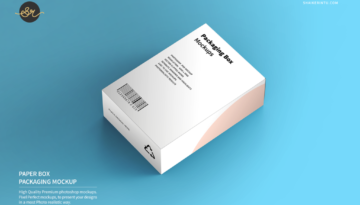 Modern Paper Box Layout Mockups